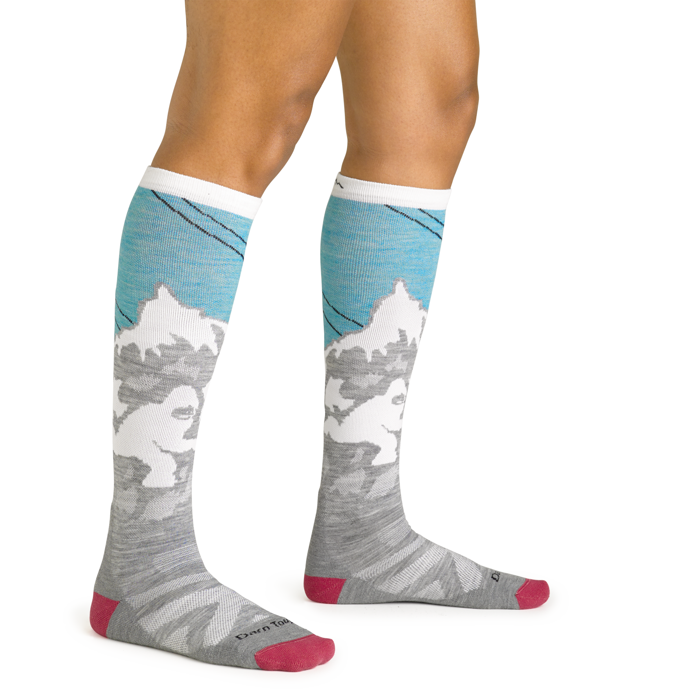 Darn Tough Merino Wool Women's Yeti Over-the-Calf Midweight Ski & Snowboard Socks - Image 2
