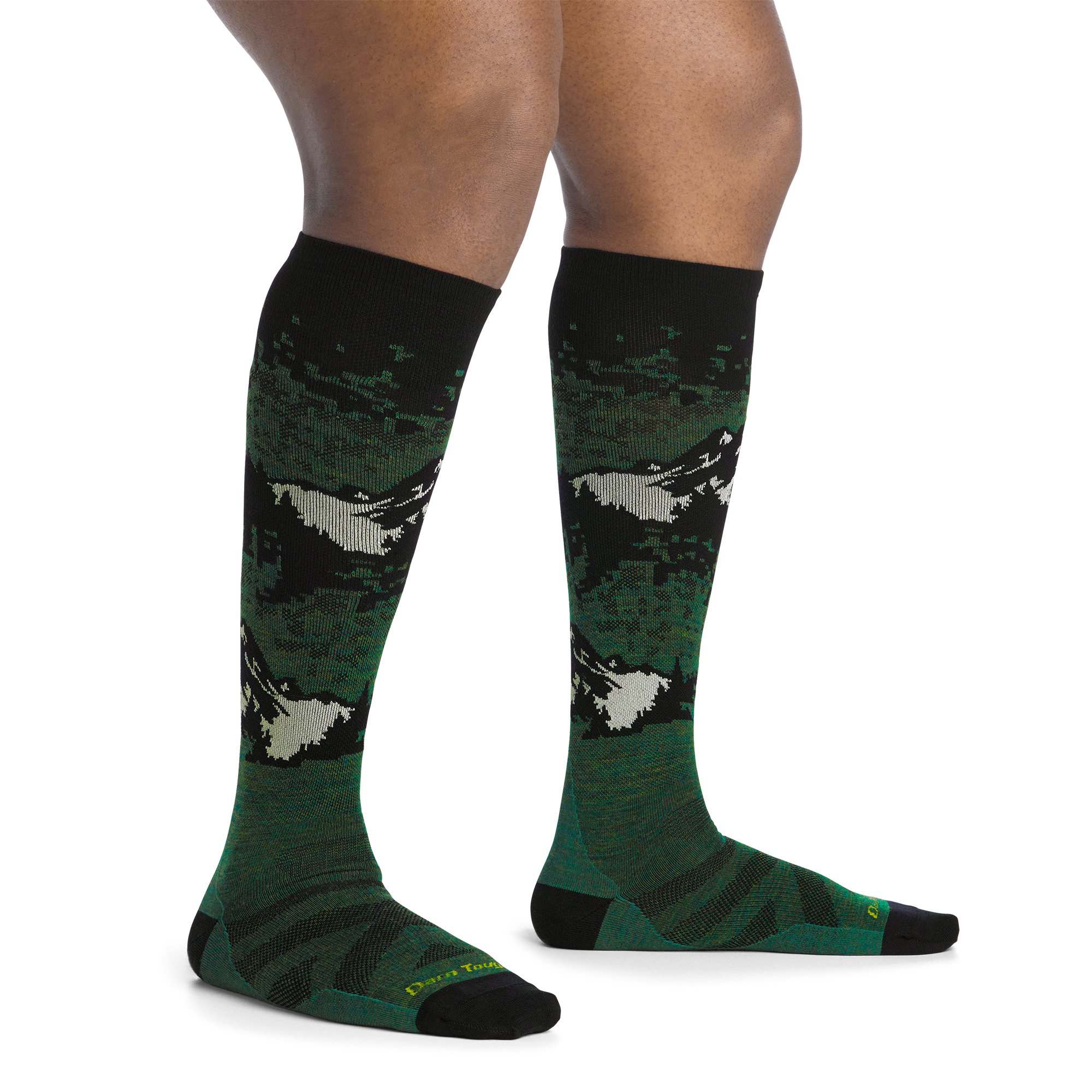 Darn Tough Merino Wool Men's Cold Smoke Over-the-Calf Lightweight Ski & Snowboard Socks - Image 4