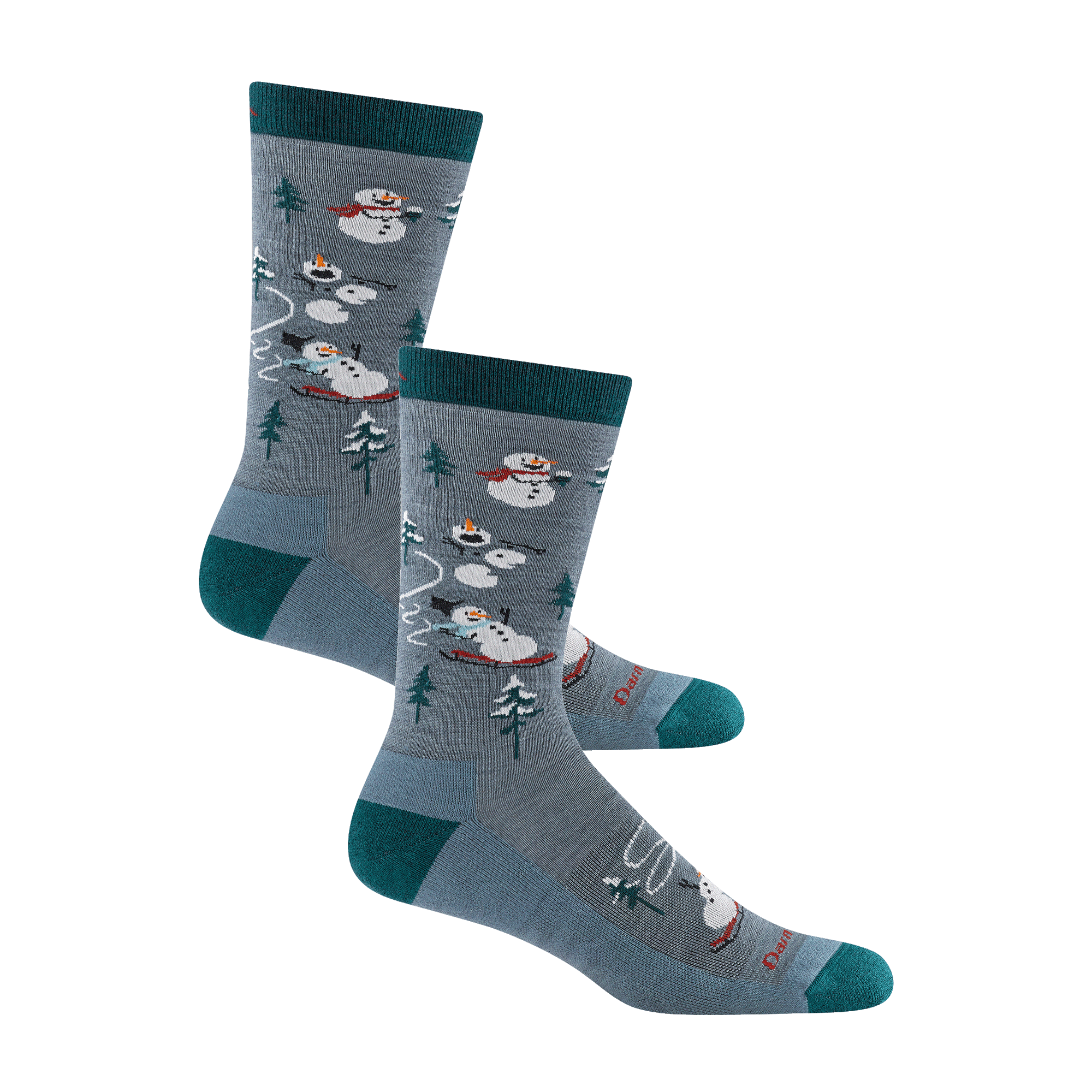 Darn Tough Merino Wool Men's Sled Head Crew Lightweight Lifestyle 2-Pack