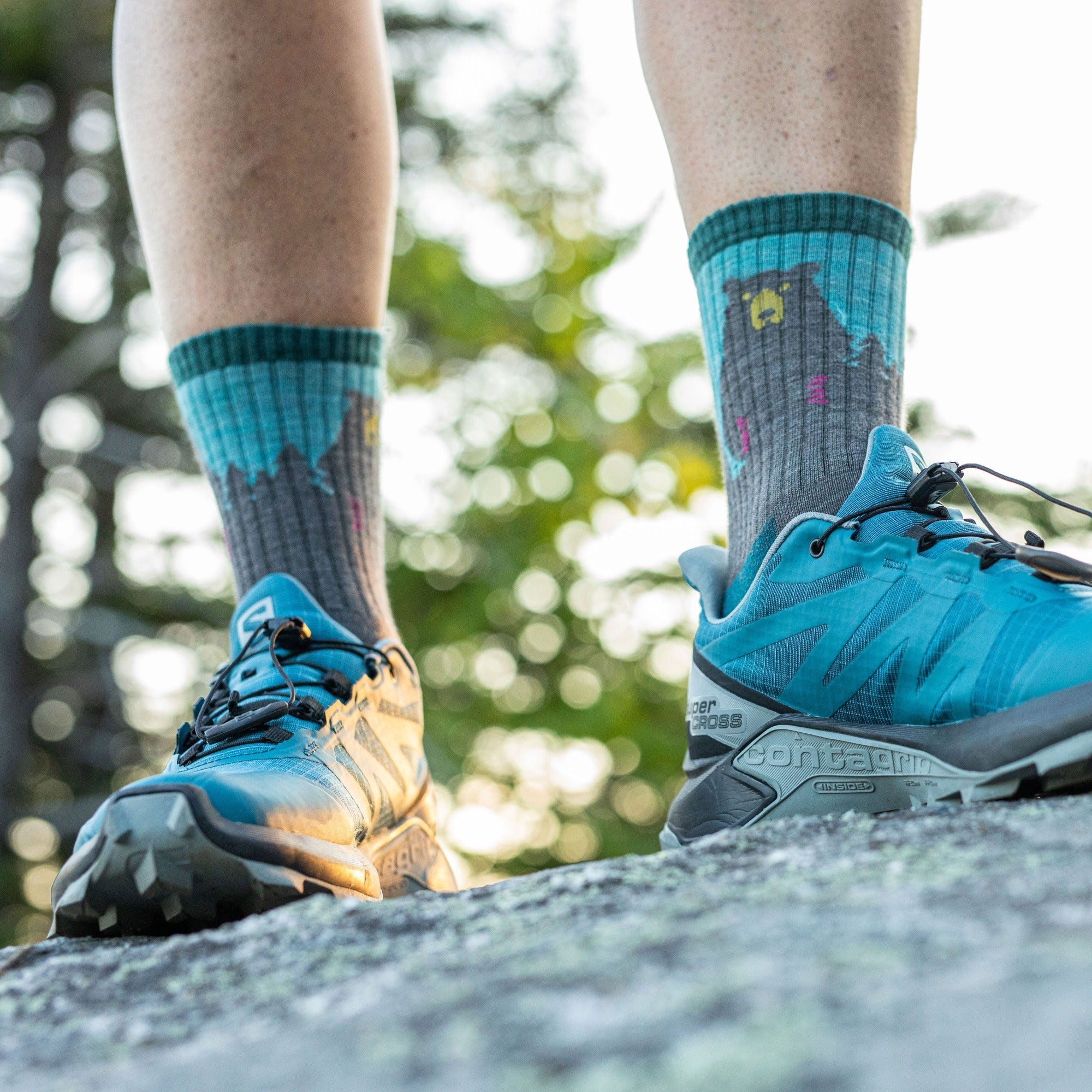 Darn Tough Merino Wool Men's and Women's Bear 2-Pack Hiking Socks - Image 7