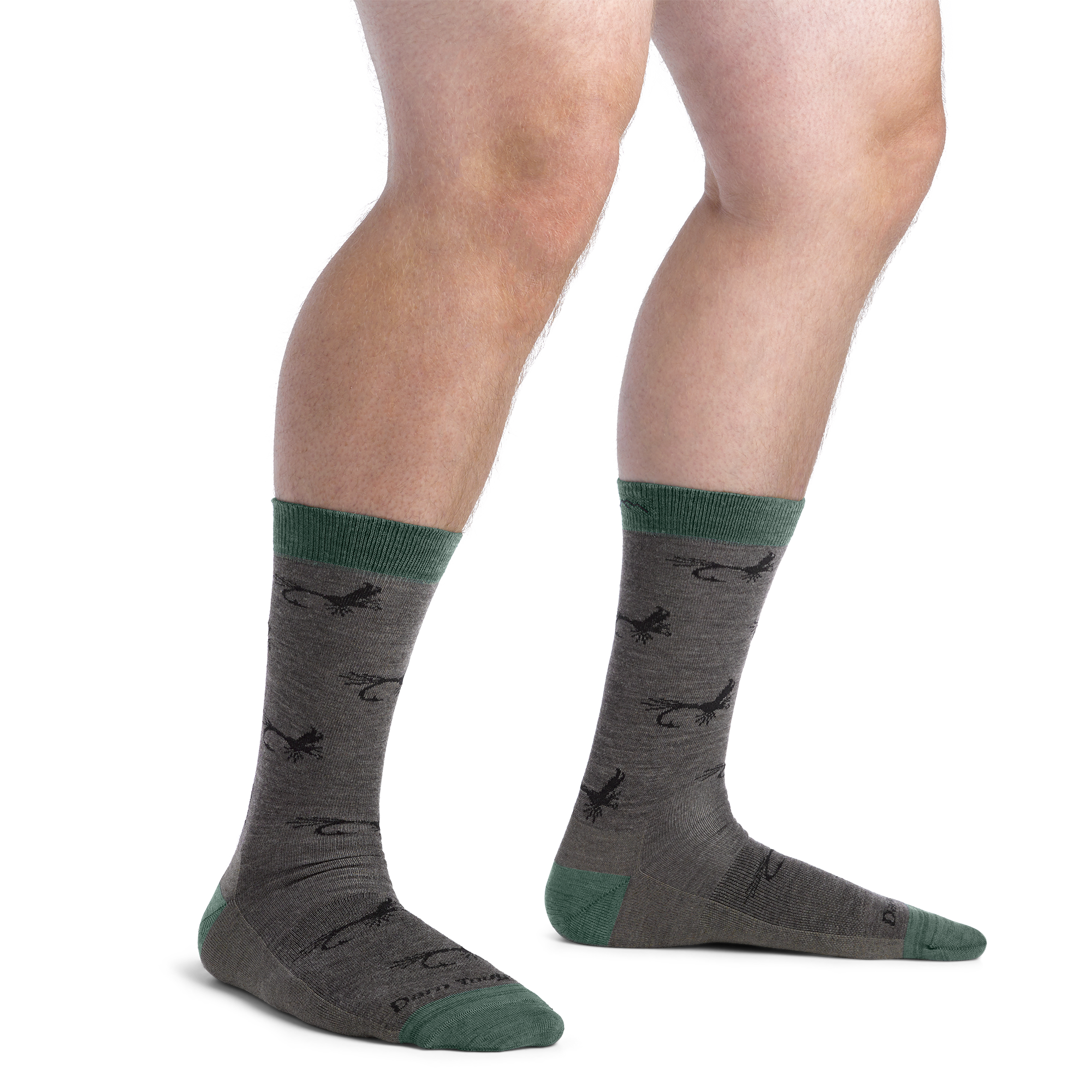 Darn Tough Merino Wool Men's Mcfly Crew Lightweight Lifestyle Socks - Image 5