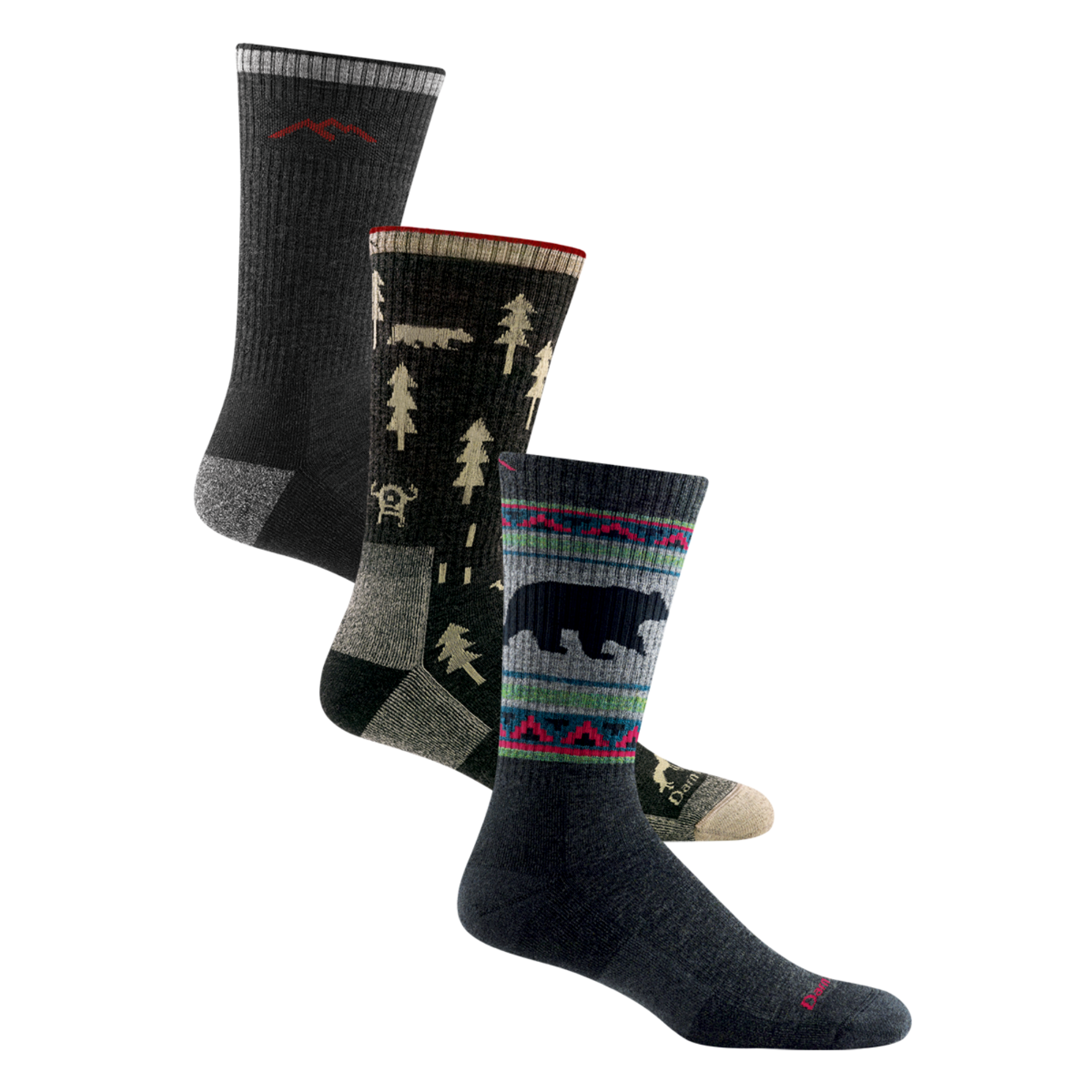 Darn Tough Merino Wool Men's Boot Sock 3-Pack
